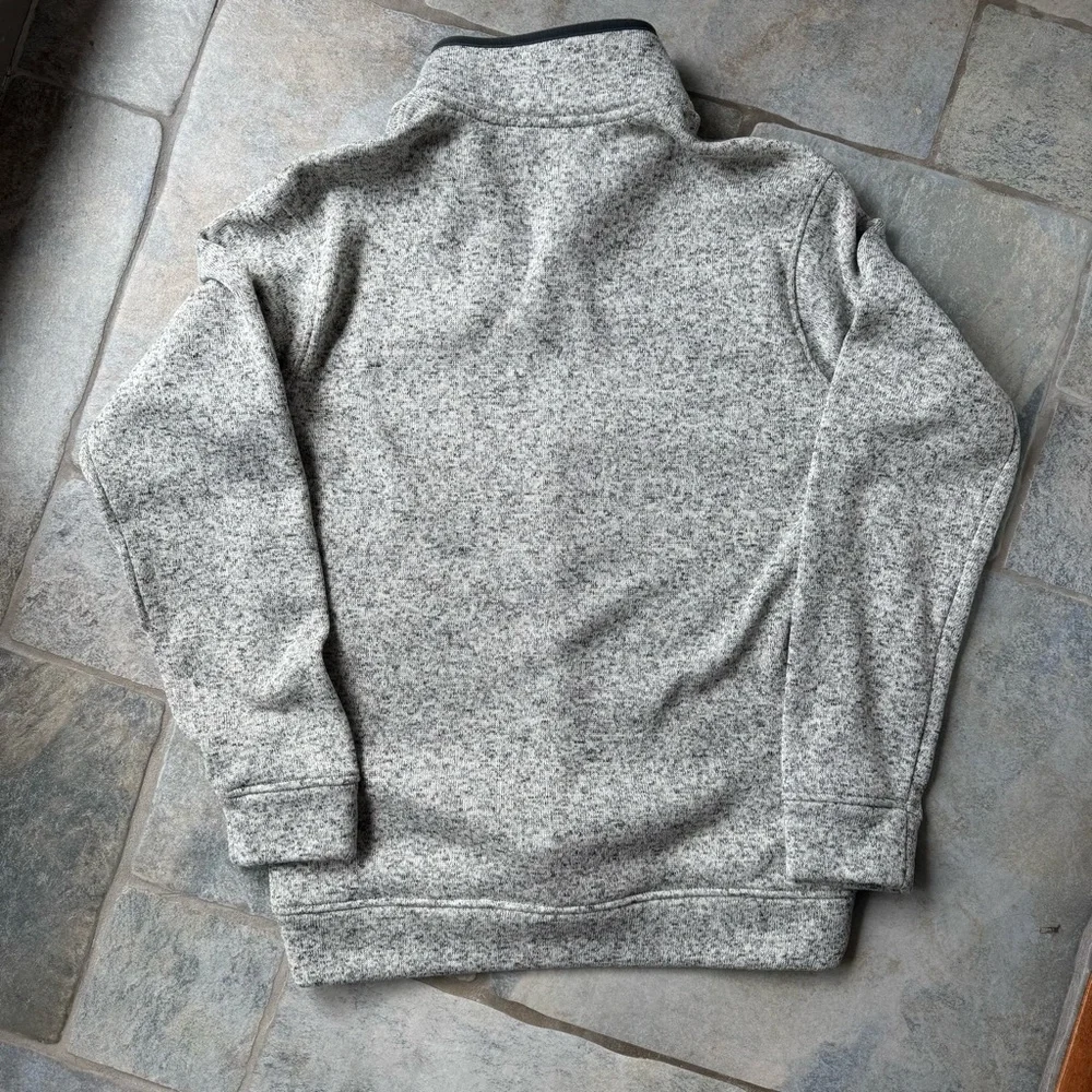 Eddie Bauer Men’s Heavyweight Gray Radiator Fleece Quarter Snap‎ Medium - Picture 5 of 5